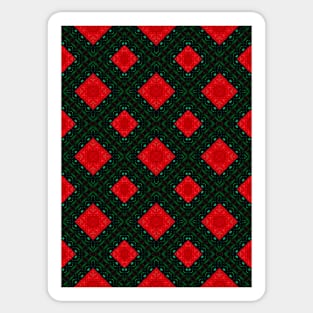 Holiday Diamond Pattern Sticker